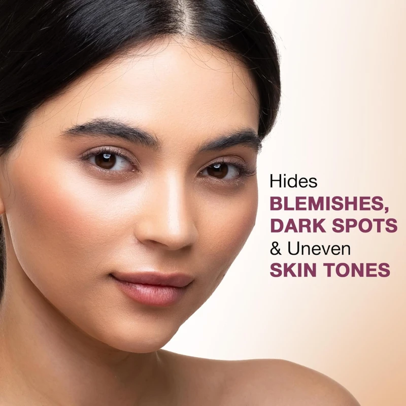 Hilary Rhoda Perfect Skin Cream Foundation | Buildable Coverage & Lightweight | Waterproof & Matte Finish | Blendable Foundation - 8.5g (Fair - Shade 02) thumbnail 2